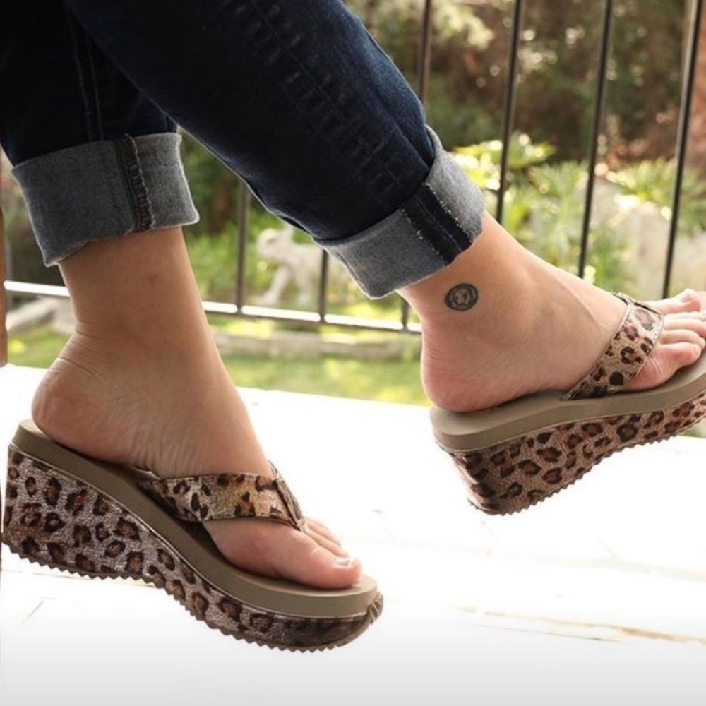 Volatile Leopard Sandals